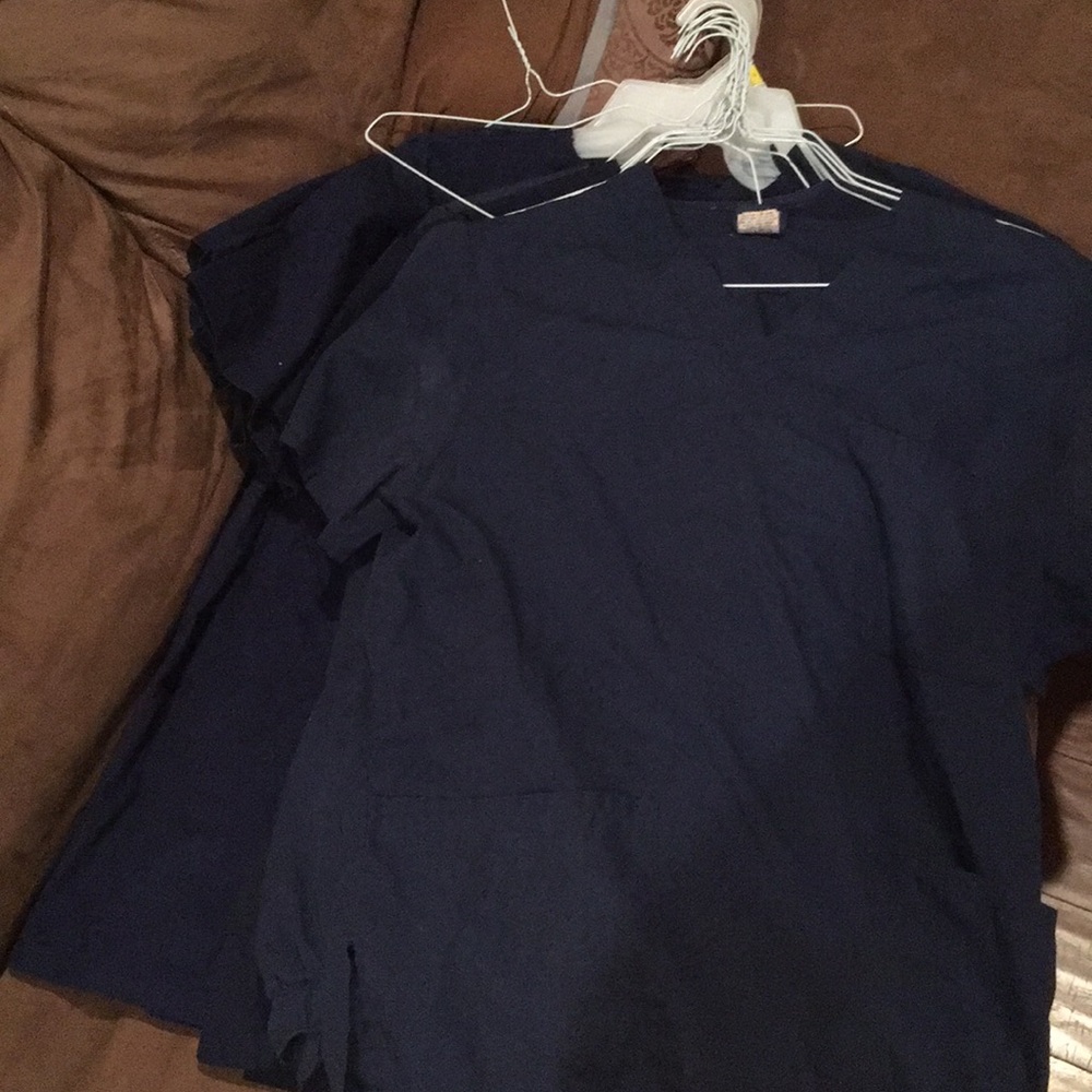 Navy blue scrub set Cherokee and other brand
